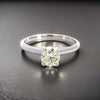 Diamond and 14K White Gold Solitaire Engagement Ring