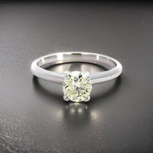  Diamond and 14K White Gold Solitaire Engagement Ring