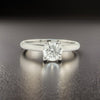Diamond and 14K White Gold Solitaire Ring