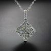 Diamond and 18K White Gold Pendant