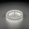 Maya Lianna 0.38 Ctw. Diamond and 14K White Gold Wedding Band