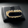 Estate Onyx and Diamond Ring 13153