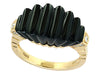 Effy Onyx, Diamond and 14K Yellow Gold Ring