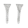 The Champion .58 cttw Diamond White Gold Golf Tee Earrings 15445