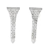 The Champion .58 cttw Diamond White Gold Golf Tee Earrings 15445