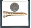 The Champion 1.60 cttw Diamond Golf Tee 14K Yellow Gold Brooch/Pendant (Limited Edition) 15344 Length  2.5"