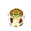 Roberto Coin Giraffe Enamel 18K Yellow Gold Ring