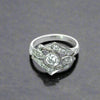Art Deco 1920's Diamond Platinum Ring