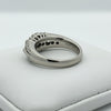 Color Change Natural Alexandrite and Diamond Platinum Ring