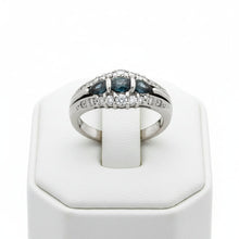  Color Change Natural Alexandrite and Diamond Platinum Ring