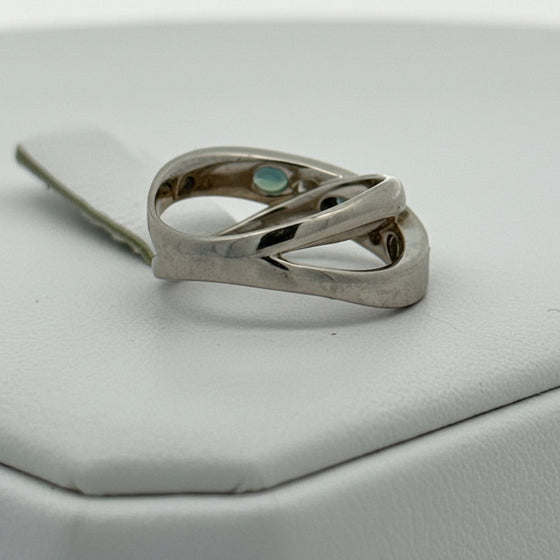 Color Change Natural Alexandrite and Diamond Platinum Ring