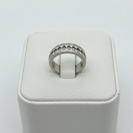 Natural Color Change Alexandrite and Diamond Platinum Ring