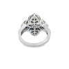Sapphire and Diamond 14K White Gold Ring