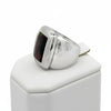 Van Cleef & Arpels Babylon Gray Inlay Mother of Pearl 18K White Gold Ring