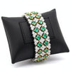 Designer Emerald and Diamond 18K Yellow and White Gold Bracelet