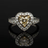 Yellow and White Diamond 14K/18K Gold Ring