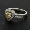Yellow and White Diamond 14K/18K Gold Ring