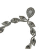 Modern Diamond and Platinum/18Kt White Gold Necklace