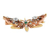Victorian 1890's Old European Cut Diamond and Emerald Pendant/Brooch