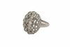 Estate Diamond 14K White Gold Filigree Ring 15431