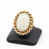 Large Opal and 14Kt Yellow Gold Ring