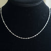 Custom Made 3.65cttw Diamond By The Yard 14K White Gold Necklace