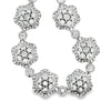 Designer AV 8.46cttw Diamond 14Kt White Gold Floral Necklace