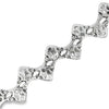 Designer AV 4.60cttw Diamond 14Kt White Gold Bracelet