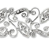 Designer AV 7.45cttw Diamond 14Kt White Gold Bracelet