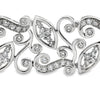 Designer AV 7.45cttw Diamond 14Kt White Gold Bracelet