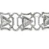 Designer AV 6.69cttw Diamond 14K White Gold Bracelet