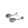 High End 12.68cttw Diamond 18Kt White Gold Dangle Earring