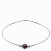 Mikimoto Tahitian Pearl and Diamond 18K White Gold Necklace