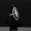 Chalcedony & Diamond 14K Yellow & White Gold Ring