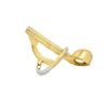Rock N' Roll Musical Note Natural Fancy Yellow and White 14K Ring