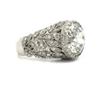 Art Deco 8.81ct Old European Cut(CTR) Diamond Platinum Ring