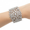 Modern 39.52cttw Diamond Platinum Couture Bangle