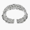 Modern 39.52cttw Diamond Platinum Couture Bangle