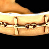 Vintage Equestrian/ Fox Hunt Rare 14K Yellow Gold Bangle