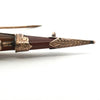 Scotttish Dirk 1890 Gemstone 9K Brooch