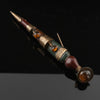 Scotttish Dirk 1890 Gemstone 9K Brooch