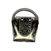 Vintage Diamond and Pearl Platinum and 14Kt White Gold Filigree Ring