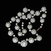 Vintage 58.75cttw Diamond Platinum and 18Kt White Gold Necklace