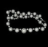 Vintage 58.75cttw Diamond Platinum and 18Kt White Gold Necklace