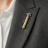 Custom Made Golf Bag Diamond 18K White/Yellow Gold Brooch