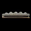Art Deco 2.50cttw Old Mine Cut Filigree Platinum and 14K Yellow Gold Brooch