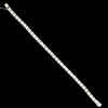 Diamond Illusion Tennis Bracelet 3.05cttw 14k White Gold