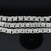 Straight Line Diamond Necklace 25.08cttw I-J SI1-SI2 14K White Gold