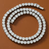 34.27cttw Diamond Straight 14k White Gold Necklace