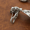 Designer Circa 1990's 17.35cttw Diamond and 18k White Gold Earring (2.8" Length)
